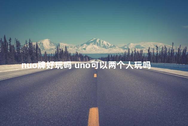 nuo牌好玩吗 uno可以两个人玩吗
